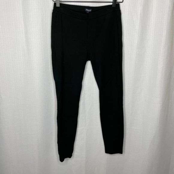 Madewell Pieced Ponte Black‎ Leggings Pockets - Picture 2 of 4